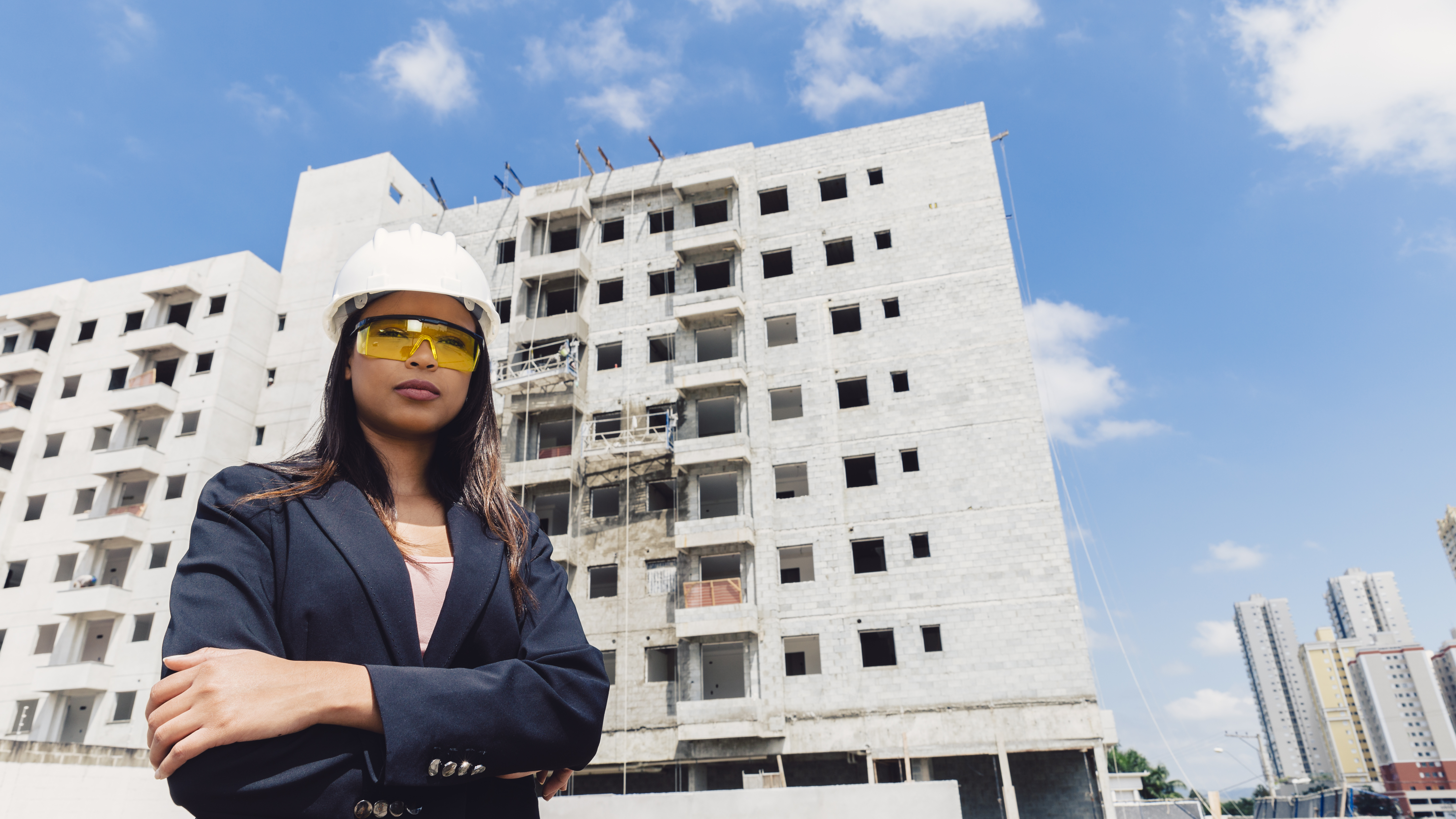 Modern residential estate showcasing smart facility management